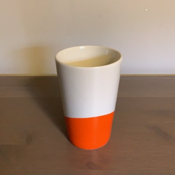 David’s Tea Orange and Cream Ceramic Mug - Picture 5 of 7